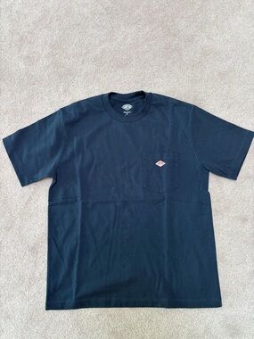 Danton Men's Pocket T-Shirt dark navy